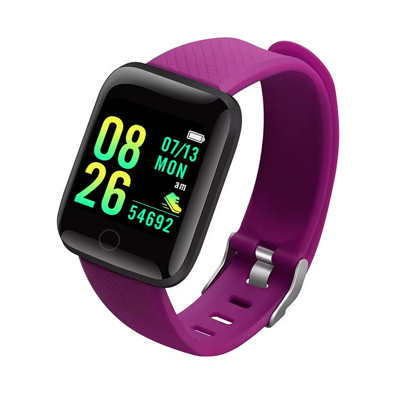 Smartwatch Men Women Wristwatches Smart Watch Message Fitness Monitor Bracelet Birthday Gift Electronic Clock for Android IOS