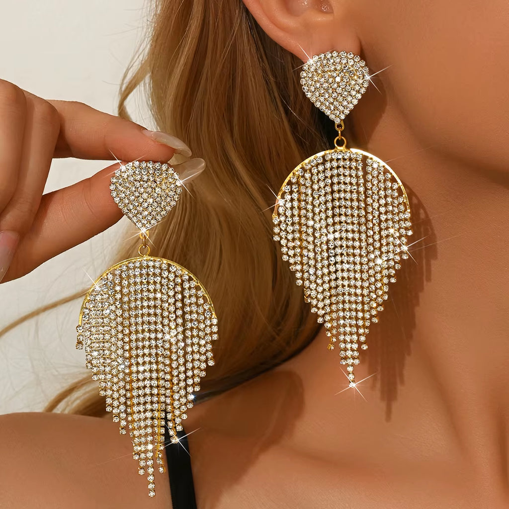 Ladies' Fashionable Tassel Earrings and Jewelry Are Suitable for Dates, Parties, Festivals, and Gifts