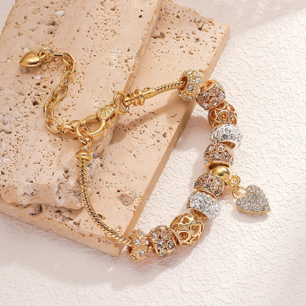 1 Women'S Fashion Panjiadorado Element Love Bracelet, Suitable for Dating, Travel Banquets, Parties, Festivals, Fashion Gifts