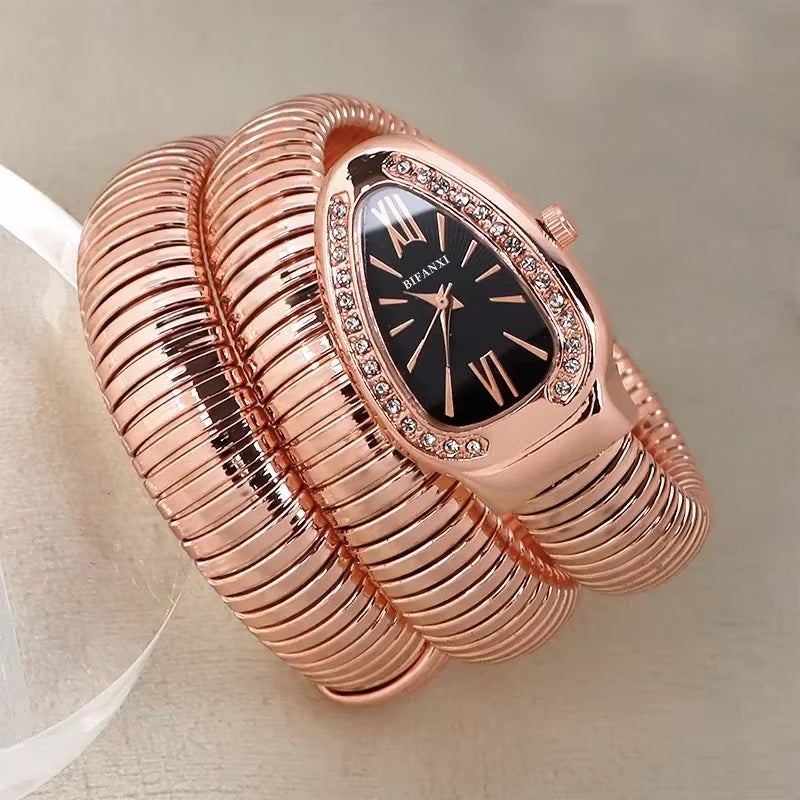High-Quality Luxury Women Quartz Watch Bracelet Stainless Steel Wristwatch Fashion Gold Ladies Watches Clock Relógio Feminino